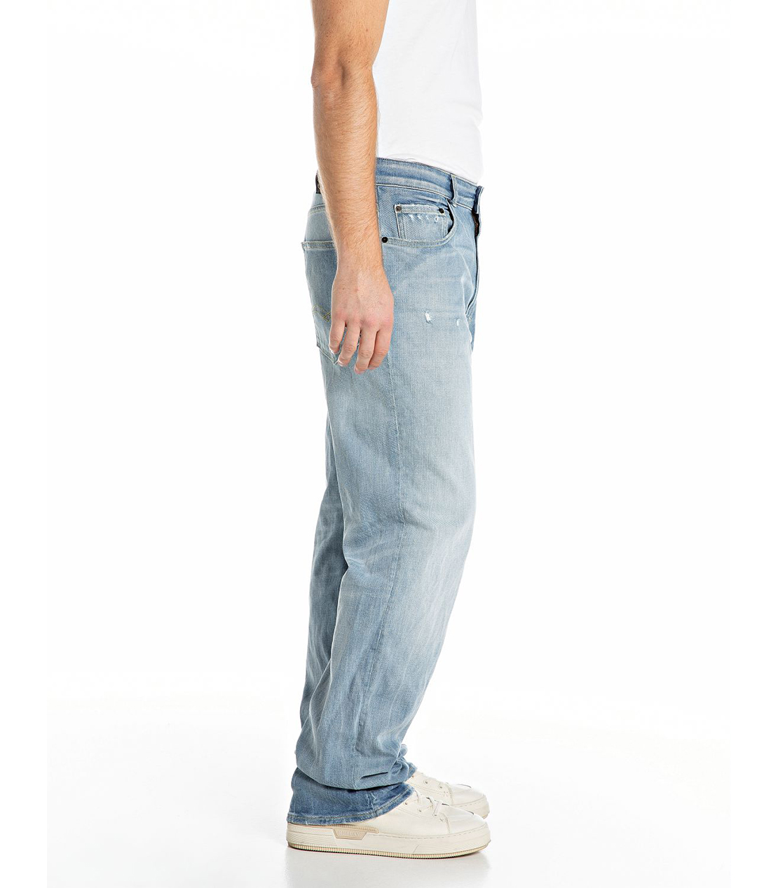 NEW ブーツカットCLEY ライトインディゴストレッチデニム 詳細画像 ライトブルー 4